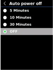UNI-T UTi165K Professional Thermal Imager - Auto power off