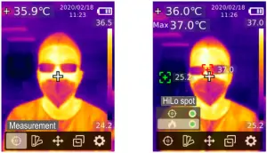 UNI-T UTi165K Professional Thermal Imager - Measurement