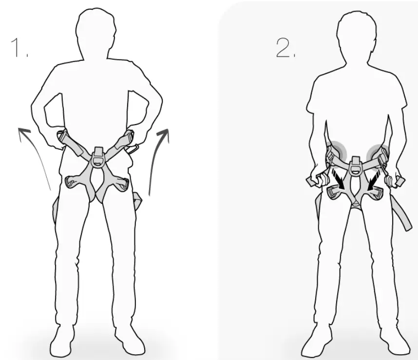 PETZL AVAO SIT Comfortable Seat Harness for Work Positioning and Suspension - fig 1