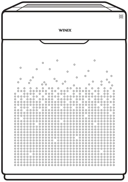 WINIX AZPU370 IWE Air Purifier-