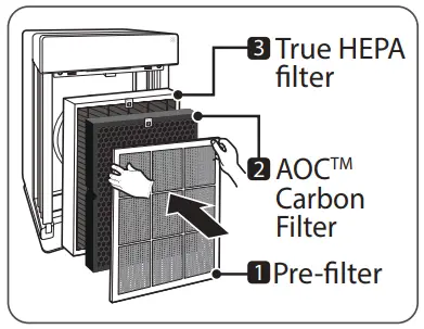 WINIX AZPU370 IWE Air Purifier- INSTALLING