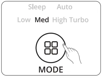 WINIX AZPU370 IWE Air Purifier- Manual Mode