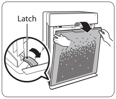 WINIX AZPU370 IWE Air Purifier- Removing