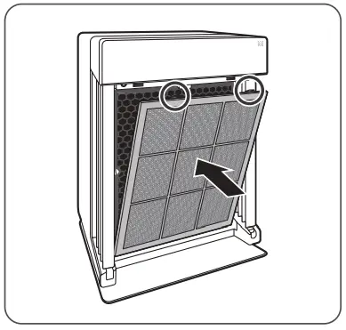 WINIX AZPU370 IWE Air Purifier- front