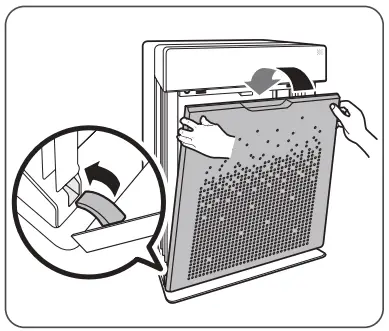 WINIX AZPU370 IWE Air Purifier- pane