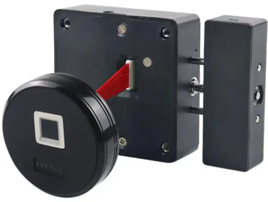 KERONG KR S8064RF Round Fingerprint Cabinet Lock