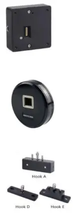 KERONG KR S8064RF Round Fingerprint Cabinet Lock - Lock