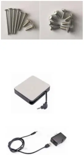 KERONG KR S8064RF Round Fingerprint Cabinet Lock - Screws