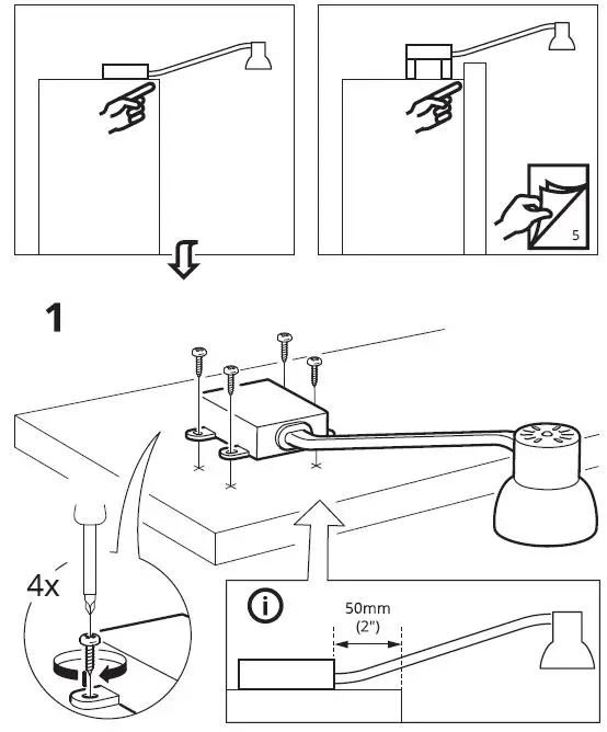 IKEA 202.841.49 LINDSHULT Led Cabinet Lighting Fig2