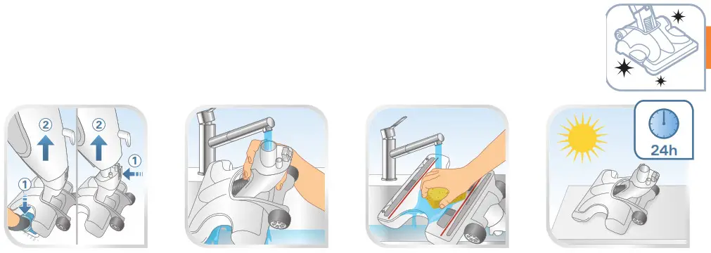 Rowenta RY8544WH Clean and Steam Multi Steam Cleaner- 2d