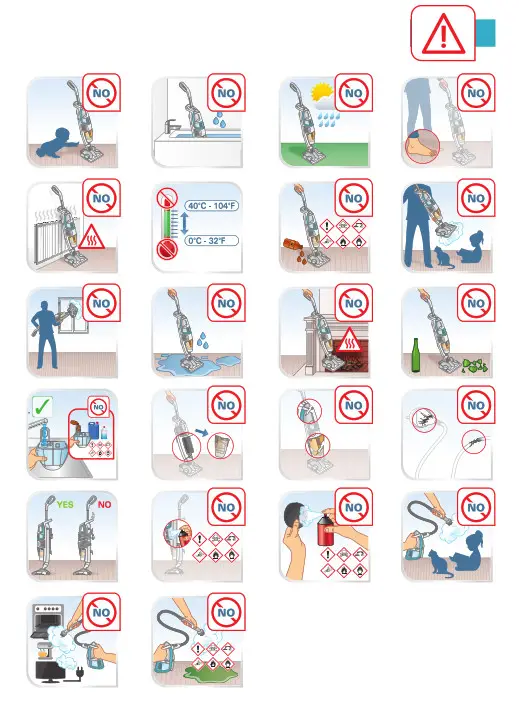 Rowenta RY8544WH Clean and Steam Multi Steam Cleaner- 5