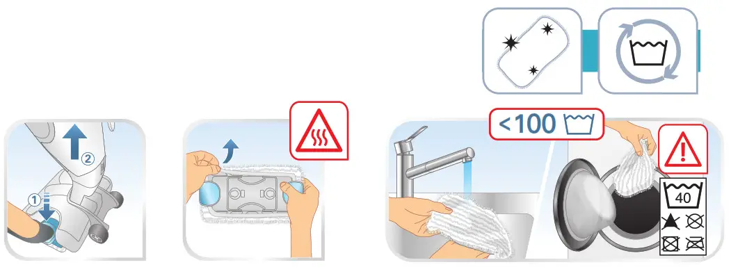 Rowenta RY8544WH Clean and Steam Multi Steam Cleaner- ashing machine