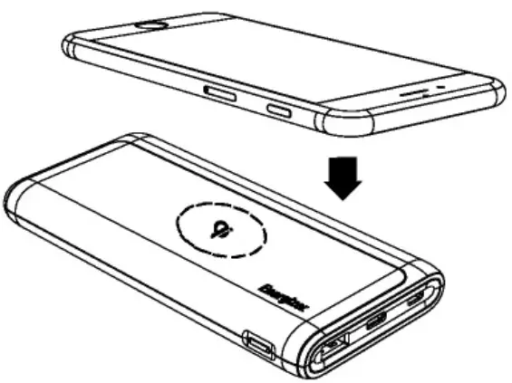 Energizer QE10011PQ Wireless Fast Charge Power Bank - fig1