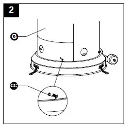 HAMPTON BAY NCZH-G Outdoor Patio Heater Owner's 4