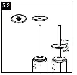 HAMPTON BAY NCZH-G Outdoor Patio Heater Owner's 9