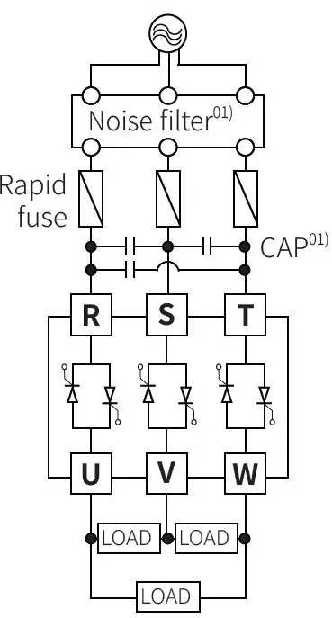 Autonics SPR3 Series 3-Phase Slim Power Controller 8