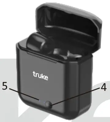 truke B088 Fit Buds TWS Bluetooth Black Earphones - overview 2