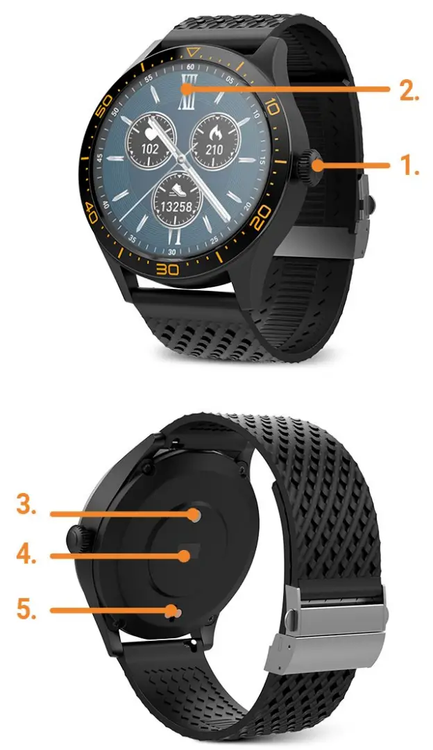 FOREVER AW 110 Icon 2 Amoled Smart Watch-fig1