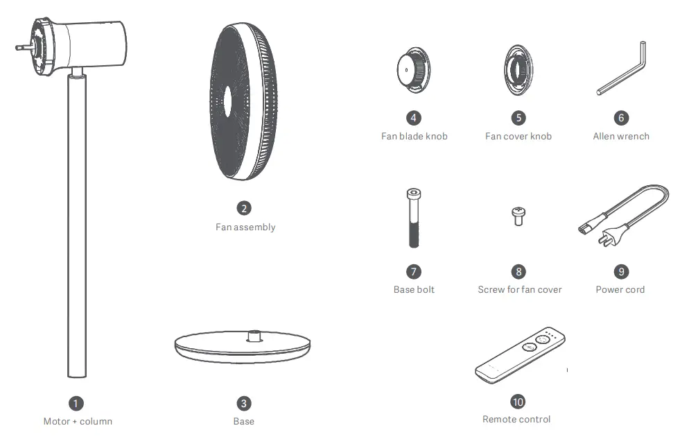 smartmi 459741 Standing Fan 3