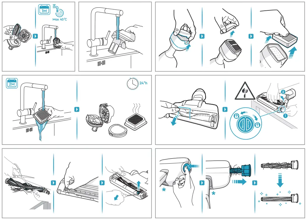 AEG QX09 Cordless Vacuum Cleaner - fig 4