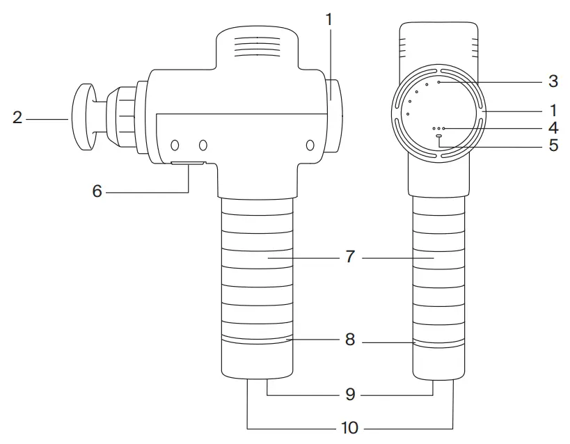 Hyperice Hypervolt 2 Pro Premium Percussion Massage Device - fig