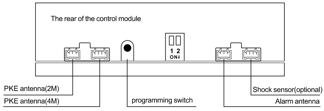 Zhongshan Yihu Electronics EC003N Car Alarm System - Control modul