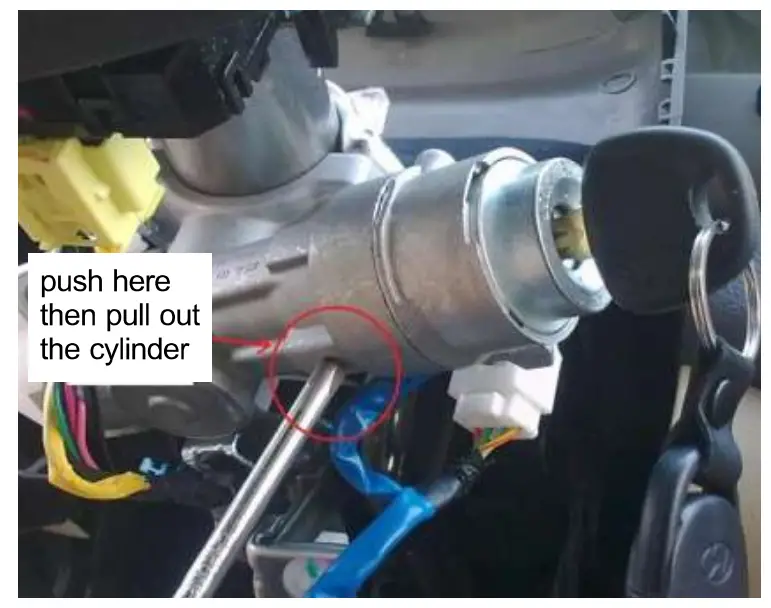 Zhongshan Yihu Electronics EC003N Car Alarm System - steering lock 8