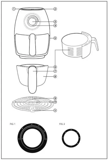 zelmer ZAF3500 Air fryer - figure 1