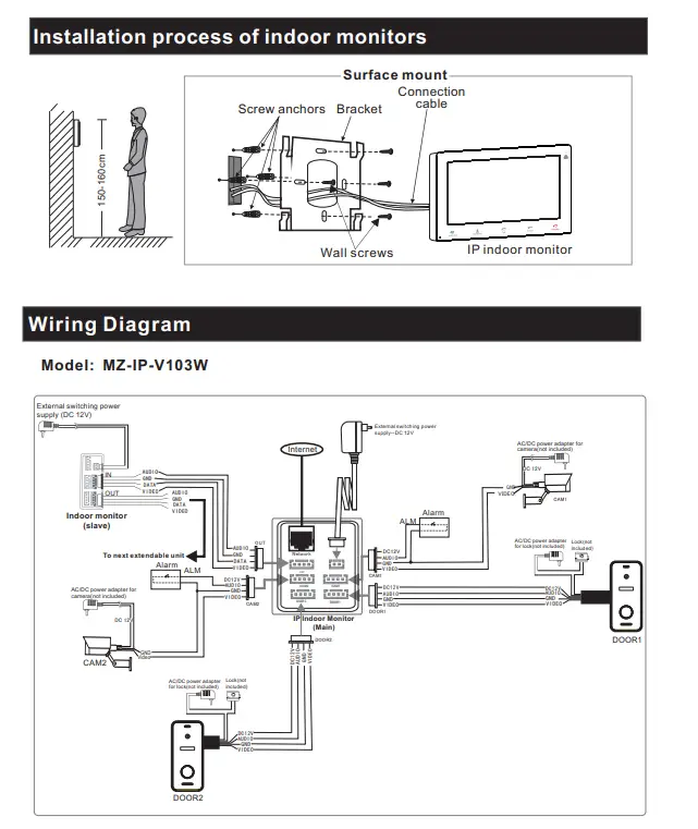 TMEZON-MZ-IP-V103W-4-Wir-IP-Video-Door-Phone-10-Inch-Touch-Screen-Series-11