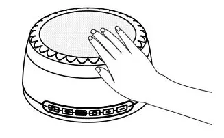 POP SONIC V40022 Noise Sound Machine - USING THE NIGHT LIGHT