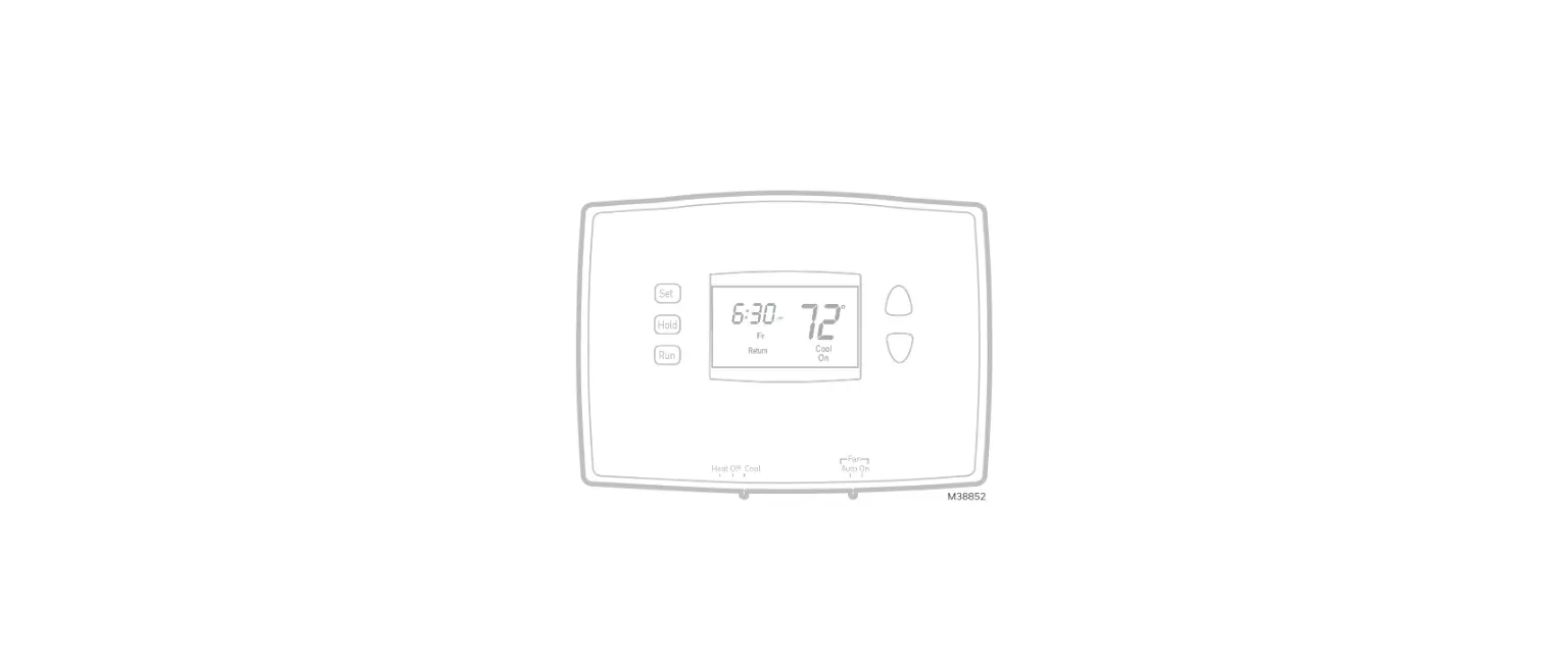 Honeywell Home Rth2410 Programmable Thermostat Installation Guide