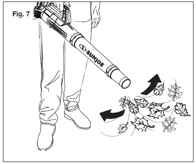 SUNJOE 24V-TB-LTE- Cordless- Compact -Turbine -Jet -Blower- 8