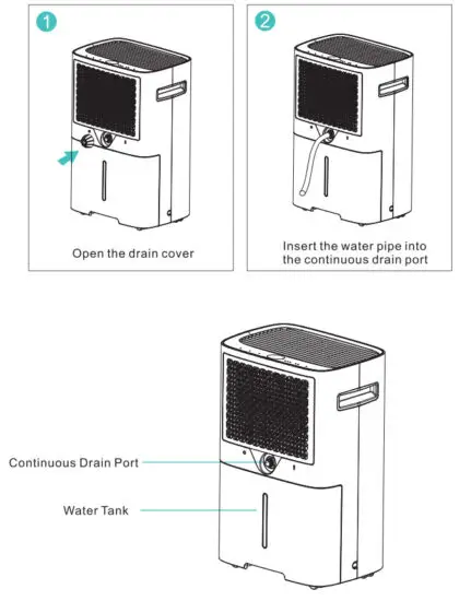 KESNOS PD160A Dehumidifier for Home and Basement - figure 7