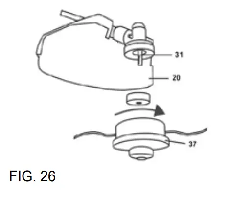 RIDGELINE 97003 2 In 1 Brush Cutter String Trimmer - FIG 26
