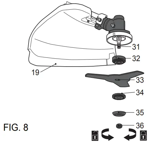 RIDGELINE 97003 2 In 1 Brush Cutter String Trimmer - FIG 8