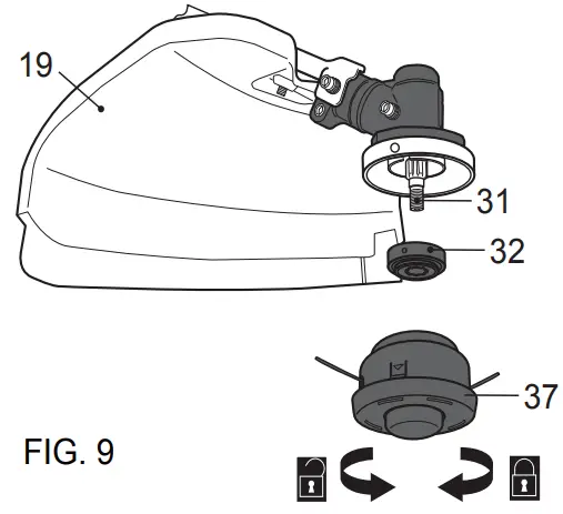 RIDGELINE 97003 2 In 1 Brush Cutter String Trimmer - FIG 9