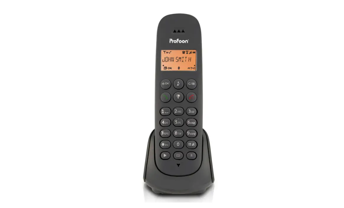 Profoon Pdx600 Antraciet Dect Telefoon User Manual