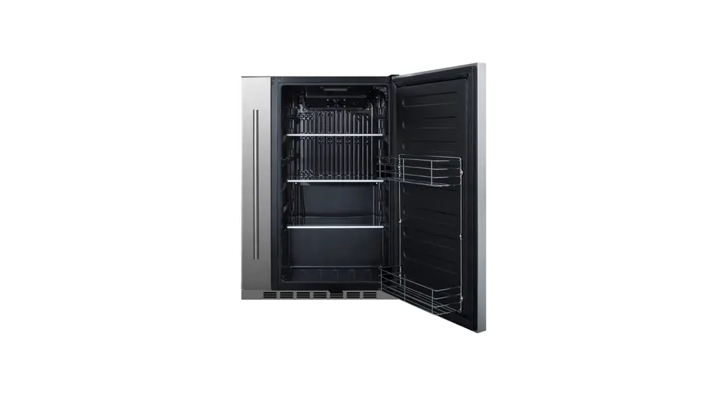 Summit Ff19524 Undercounter Refrigerator With Slide-out Storage Compartment User Manual