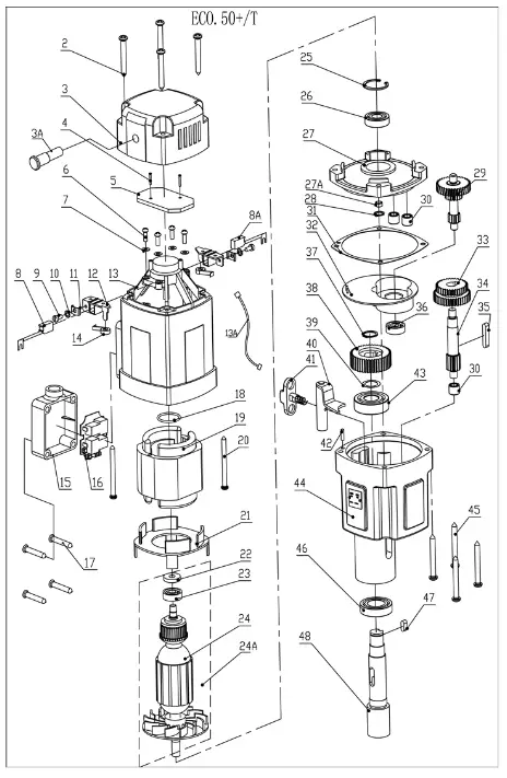 EUROBOOR -ECO.50+-T- Magnetic -Drilling- Machine -with -2-Way -Electromagnet -1