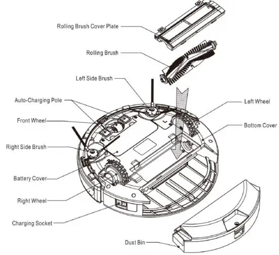 Cleanmate-S-990-Robotic-Vacuum-Cleaner-fig4
