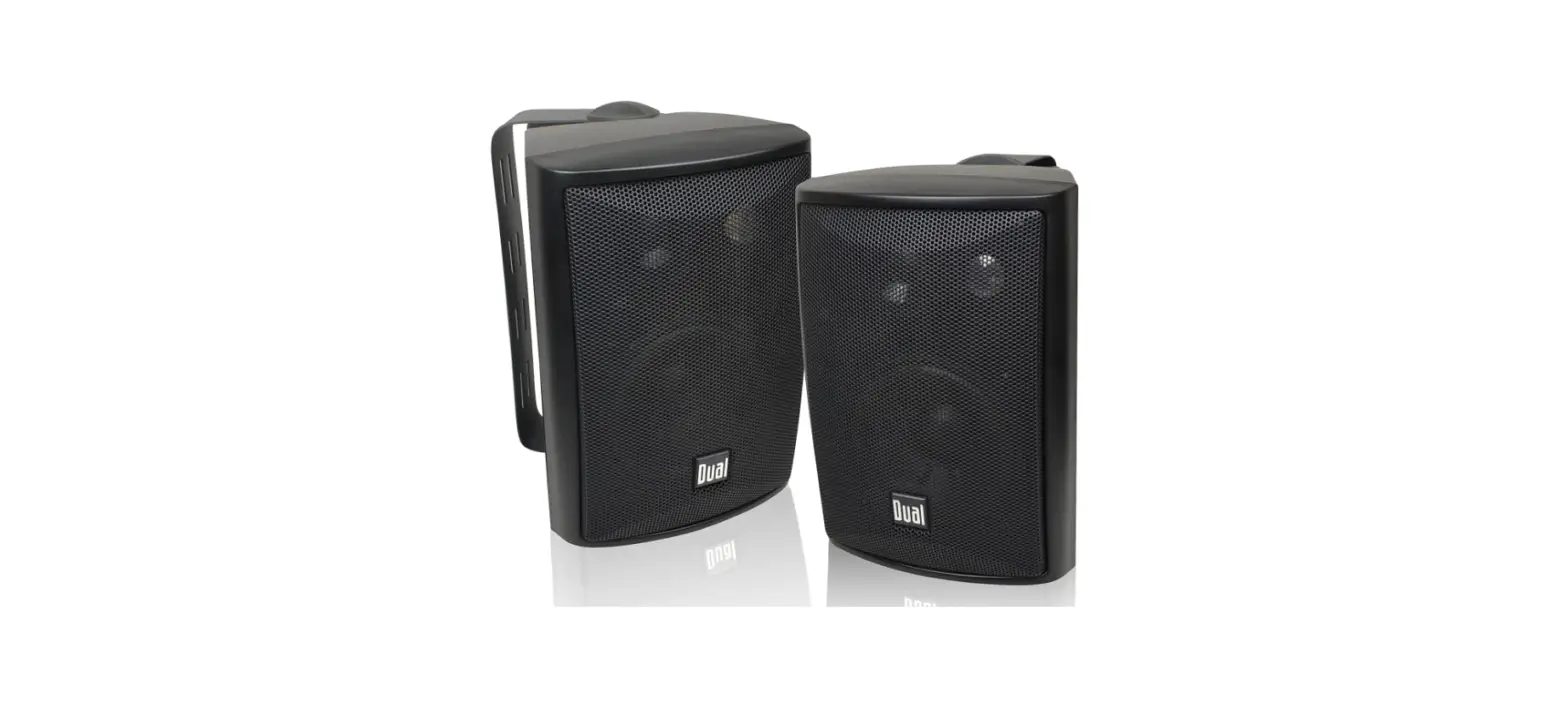 Dual Electronics Lu43pb 3-way High Performance Outdoor Indoor Speakers With Powerful Bass-complete Features/instruction Guide Dual Electronics Lu43pb 3-way High Performance Outdoor Indoor Speakers With Powerful Bass-complete Features/instruction Guide