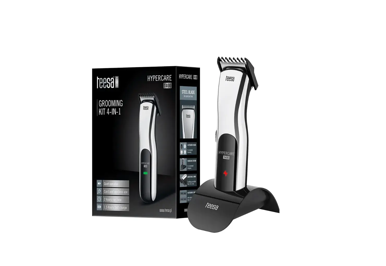 Teesa T400 Hyper Care Grooming Kit 4-in-1 Owner's Manual Teesa T400 Hyper Care Grooming Kit 4-in-1 Owner's Manual