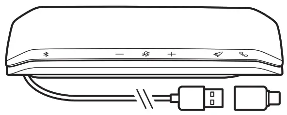 poly Sync 40 Series 216874 01 Bluetooth Speakerphone - USB
