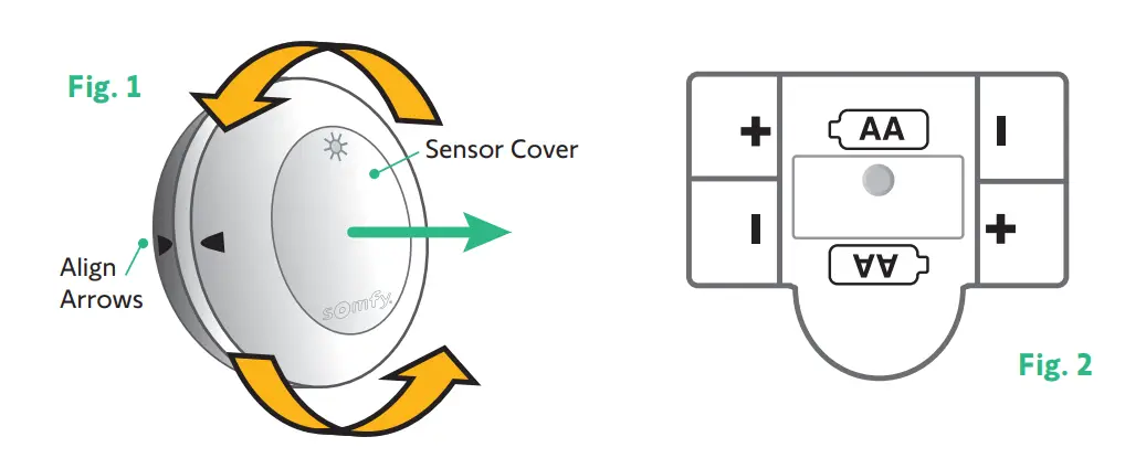 somfy 9020412 Sunis Outdoor WireFree RTS Sun Sensor 2