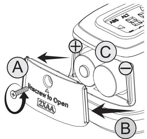 Digi Plus DWL Digital Level - Install Battery