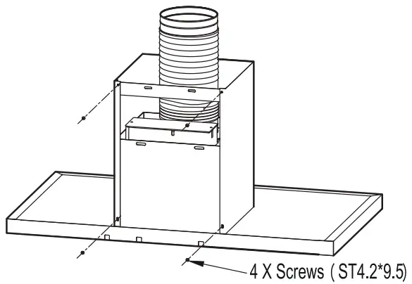 Lower decorative chimney