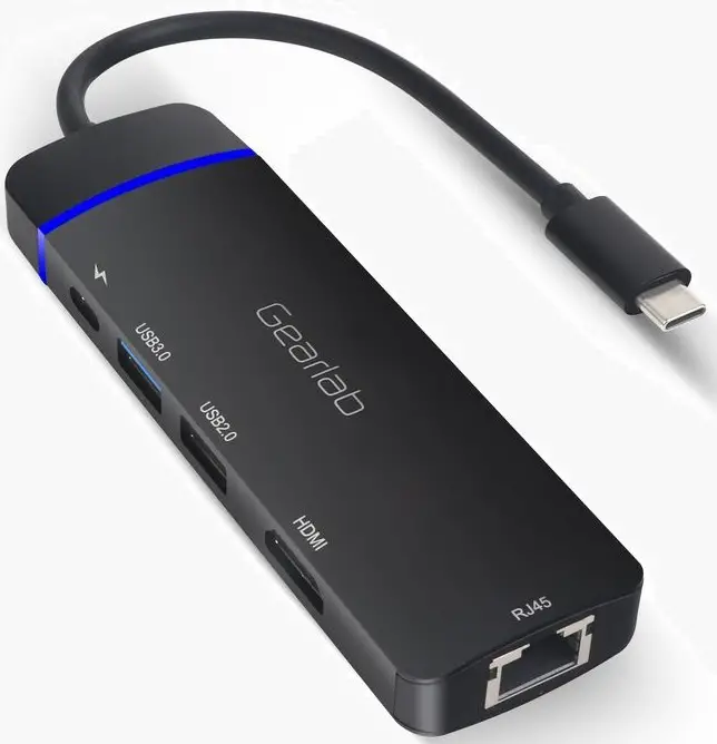 GEARLAB GLB235420 USB-C 5-in-1 Mobile Hub