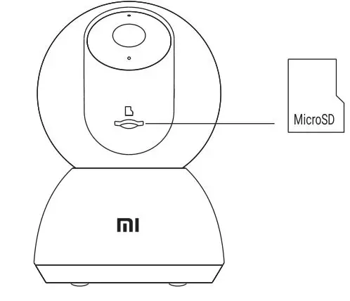 Mi Home Security Camera 2K - Installing a MicroSD card
