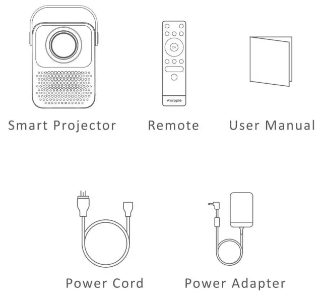 warpple LS5 Smart Projector -