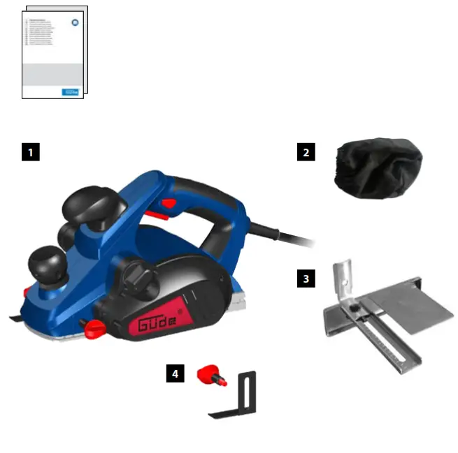 Gude HO 82-850 Hand Planer - fig